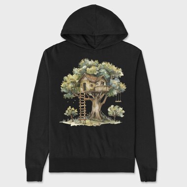 Treehouse Forest Climb, Hanorac Oversize Barbati (Unisex)