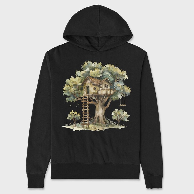 Treehouse Forest Climb, Hanorac Oversize Barbati (Unisex)