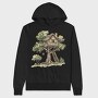 Treehouse In Tree, Hanorac Oversize Barbati (Unisex)