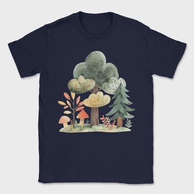 Trees 12, Tricou Barbati (Unisex)