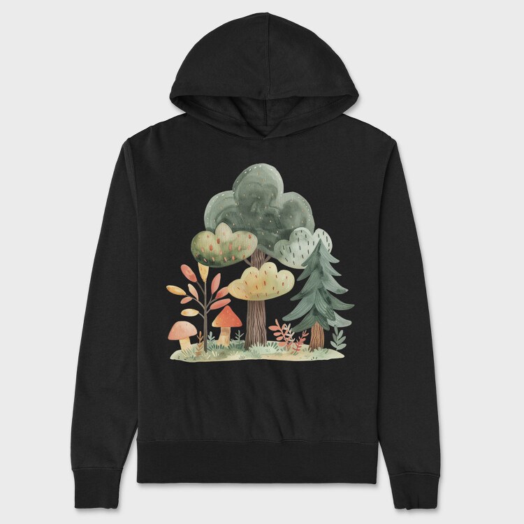 Trees 12, Hanorac Oversize Barbati (Unisex)