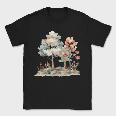 Trees In Forest, Tricou Barbati (Unisex)