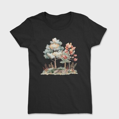 Trees In Forest, Tricou Femei