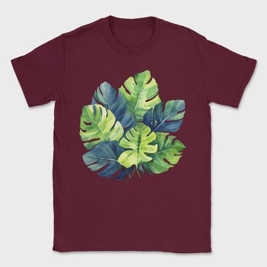 Tropical Breeze Leaf, Tricou Barbati (Unisex)