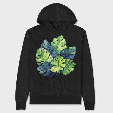 Tropical Breeze Leaf, Hanorac Oversize Barbati (Unisex)