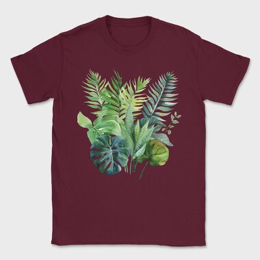 Tropical Leaf Dreams, Tricou Barbati (Unisex)