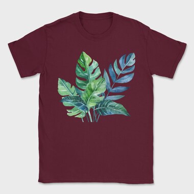 Tropical Leaves Summer, Tricou Barbati (Unisex)