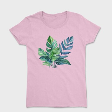 Tropical Leaves Summer, Tricou Femei