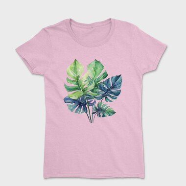 Tropical Monstera Breeze, Tricou Femei