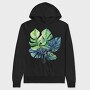 Tropical Monstera Breeze, Hanorac Oversize Barbati (Unisex)