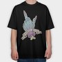 Pastel Goth Badass Witch, Tricou Oversize Barbati (Unisex)