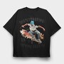Skateboarding Skater Art, Tricou Oversize Barbati (Unisex)