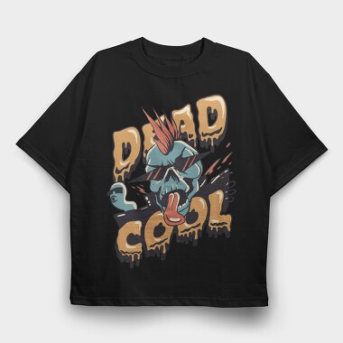 Dripping Skeleton Horror Dead Cool Halloween, Tricou Oversize Barbati (Unisex)