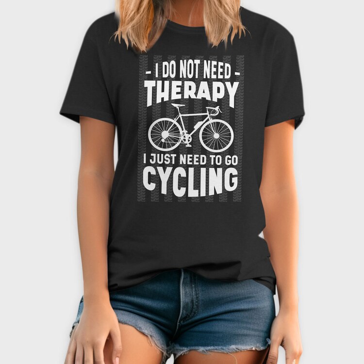 Bicycle Therapy Bike, Tricou Barbati (Unisex)