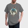 Skater Skeleton Character, Tricou Barbati (Unisex)