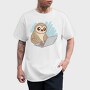 Sloth Using Computer, Tricou Barbati (Unisex)