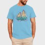 Plus Sized Mythological Two Mermaids, Tricou Barbati (Unisex)
