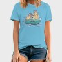 Plus Sized Mythological Two Mermaids, Tricou Barbati (Unisex)