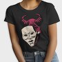 Demon And Mask Halloween, Tricou Femei