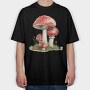 Toadstools Red Spots, Tricou Oversize Barbati (Unisex)