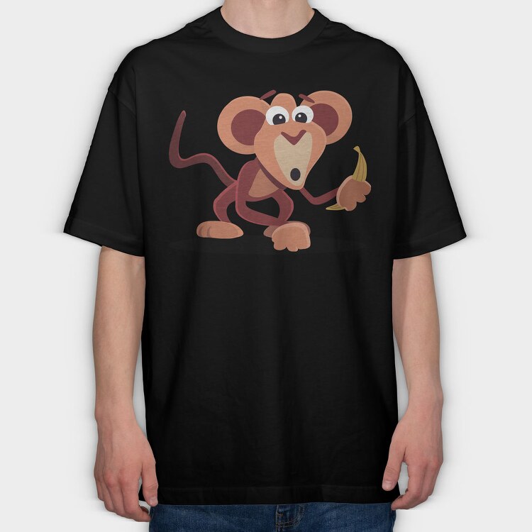 Bananaman, Tricou Oversize Barbati (Unisex)