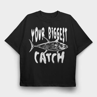 Big Catch Fish, Tricou Oversize Barbati (Unisex)