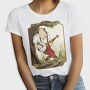 Banjo Frog Vintage Illustrations, Tricou Femei