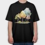 Trees 11, Tricou Oversize Barbati (Unisex)
