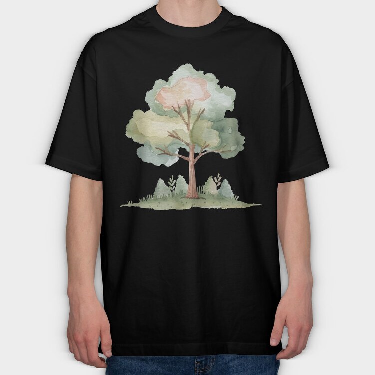 Tree Friends Forest, Tricou Oversize Barbati (Unisex)
