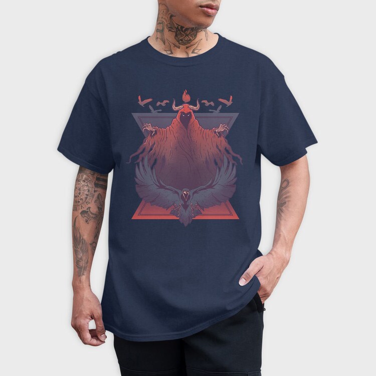Demon Raven, Tricou Barbati (Unisex)