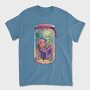 Cozy Worm Reading Books Jar Chill, Tricou Barbati (Unisex)