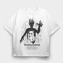 Creepy Noctiphobia, Tricou Oversize Barbati (Unisex)