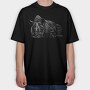 Lying Rhino, Tricou Oversize Barbati (Unisex)