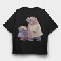 Polar Bear Hug, Tricou Oversize Barbati (Unisex)