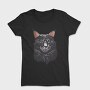 Maine Cat Portrait, Tricou Femei