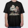 Trees In Forest, Tricou Oversize Barbati (Unisex)