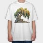 Tree Root Shrubbery, Tricou Oversize Barbati (Unisex)