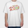 Corgi Nap Time, Tricou Oversize Barbati (Unisex)