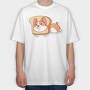 Corgi Toast Slice, Tricou Oversize Barbati (Unisex)