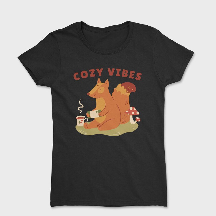 Cozy Vibes Gaming Squirrel Gamers Creators Ep, Tricou Femei