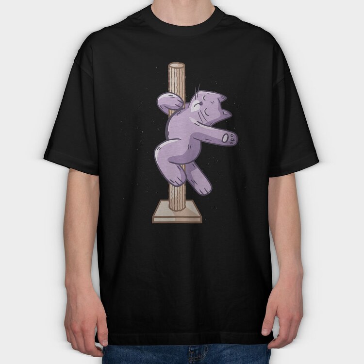 Pole Cat, Tricou Oversize Barbati (Unisex)