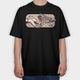 Hands And Rose, Tricou Oversize Barbati (Unisex)