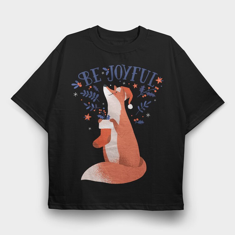 Be Joyful Christmas, Tricou Oversize Barbati (Unisex)