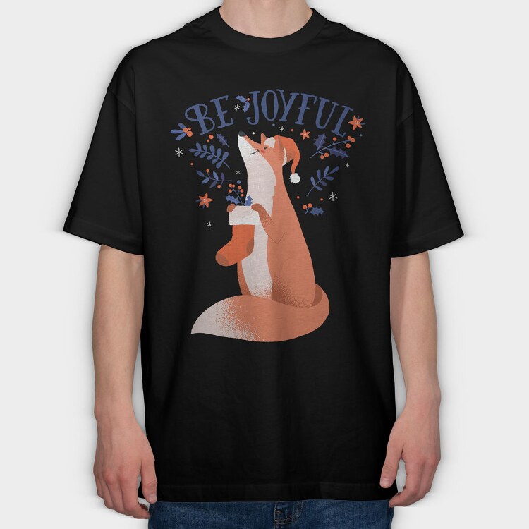 Be Joyful Christmas, Tricou Oversize Barbati (Unisex)