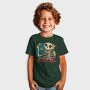 Skeleton Christmas Creepy Cartoon, Tricou Copii