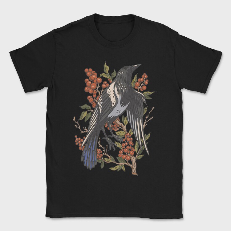 Magpie Berries, Tricou Barbati (Unisex)