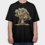 Tree House Forest, Tricou Oversize Barbati (Unisex)
