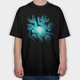 Hands Around Magical Ball Of Dark Light, Tricou Oversize Barbati (Unisex)