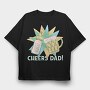 Cheers Bottle And Beer Father, Tricou Oversize Barbati (Unisex)