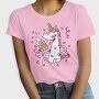Drunk Unicorn With Beer Bachelor, Tricou Femei